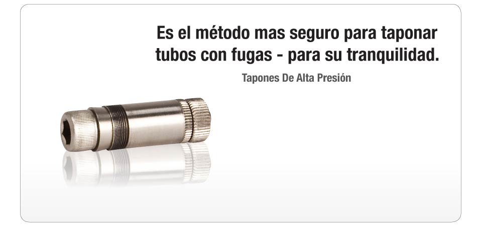 Tapones De Alta Presión