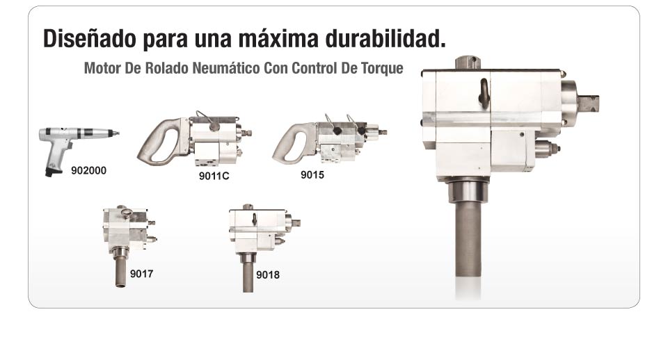 Motor De Rolado Neumático Con Control De Torque