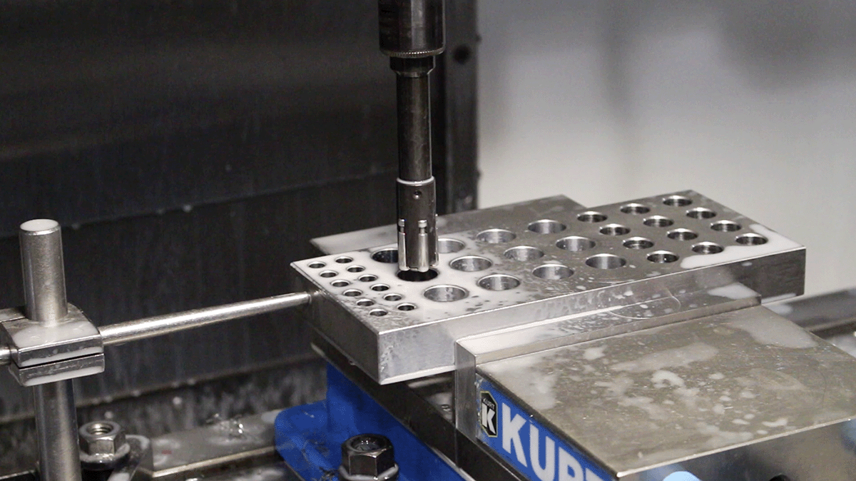 ID Multi-Roller Tool on Spindle