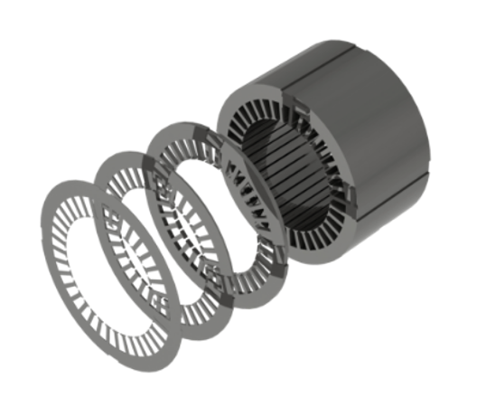 Figure 2: Lamination Stack Assembly