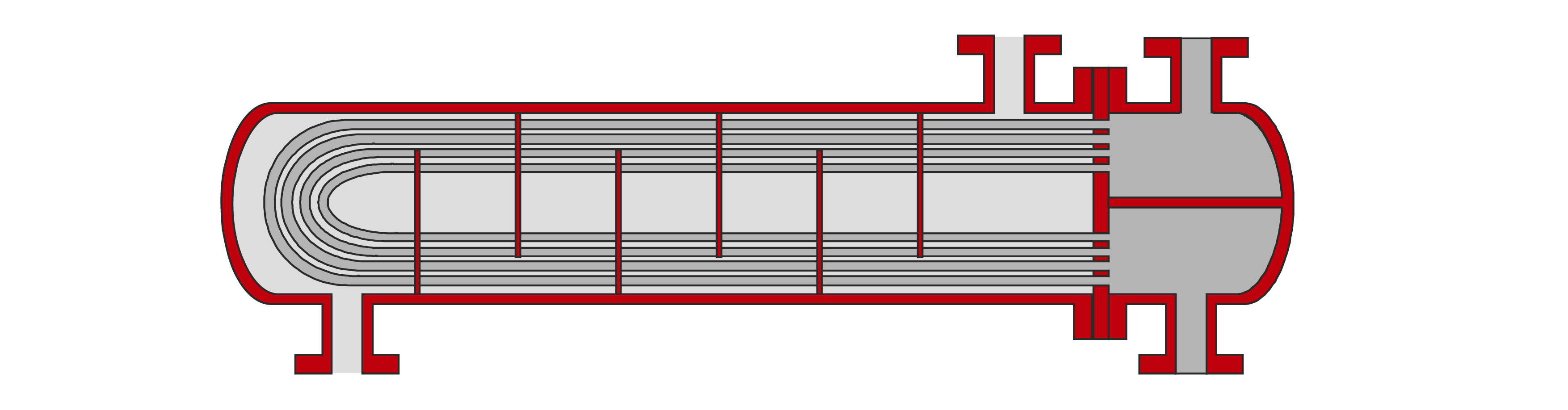 AdobeStock_573959934 U-Tube Heat Exhanger Drawing