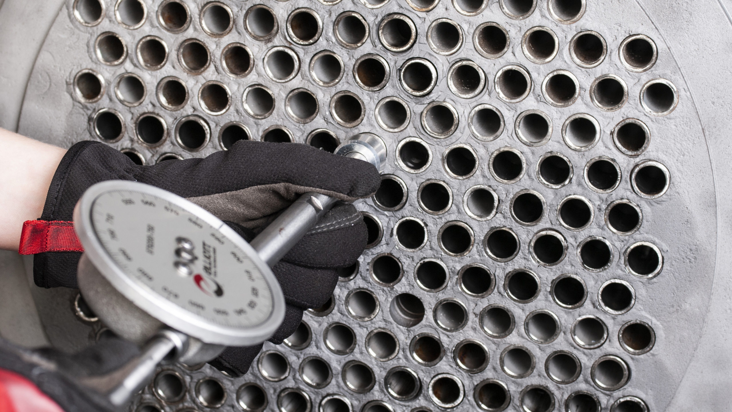 Tube Gauge-Header Tube gauge measuring size of tube hole